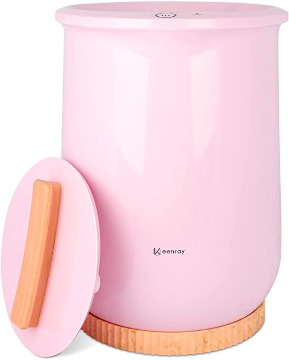 Bucket style towel warmer A Thrifty Mom