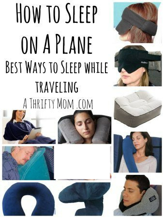 How To Sleep On A Plane Best Ways To Sleep While Traveling - A Thrifty Mom