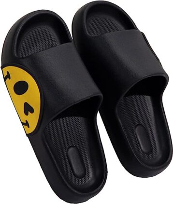 smiley nike slides