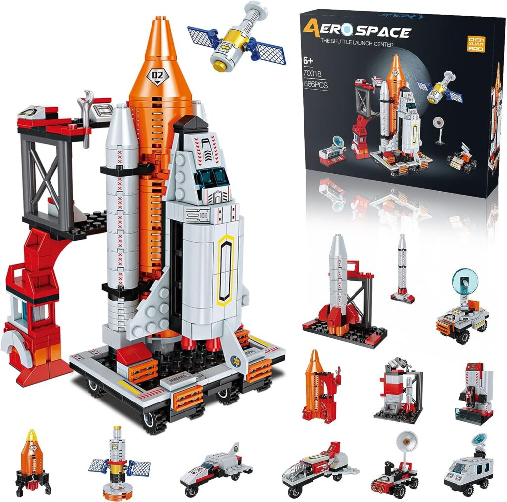 Space shuttle building bricks - A Thrifty Mom