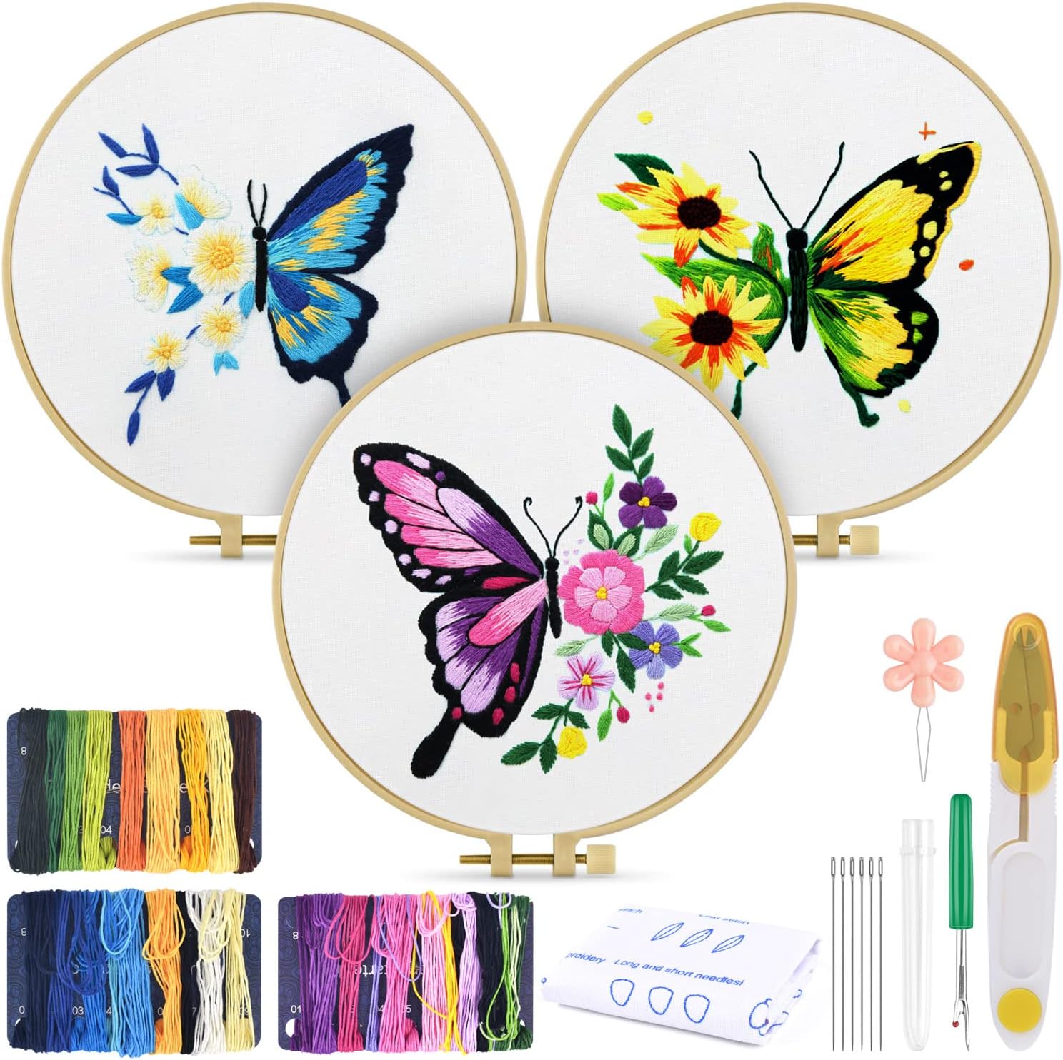 Embroidery kits A Thrifty Mom