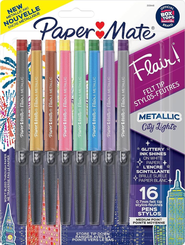 Metallic Flair pens – A Thrifty Mom