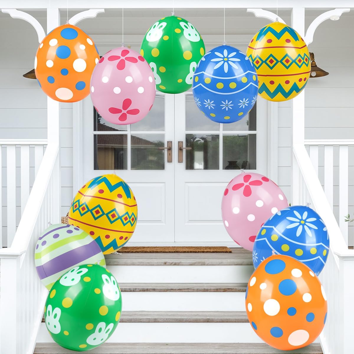 Inflatable Easter Eggs A Thrifty Mom