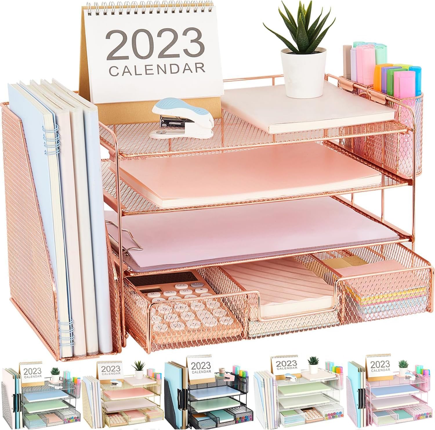 Desk organiser (4 elements)